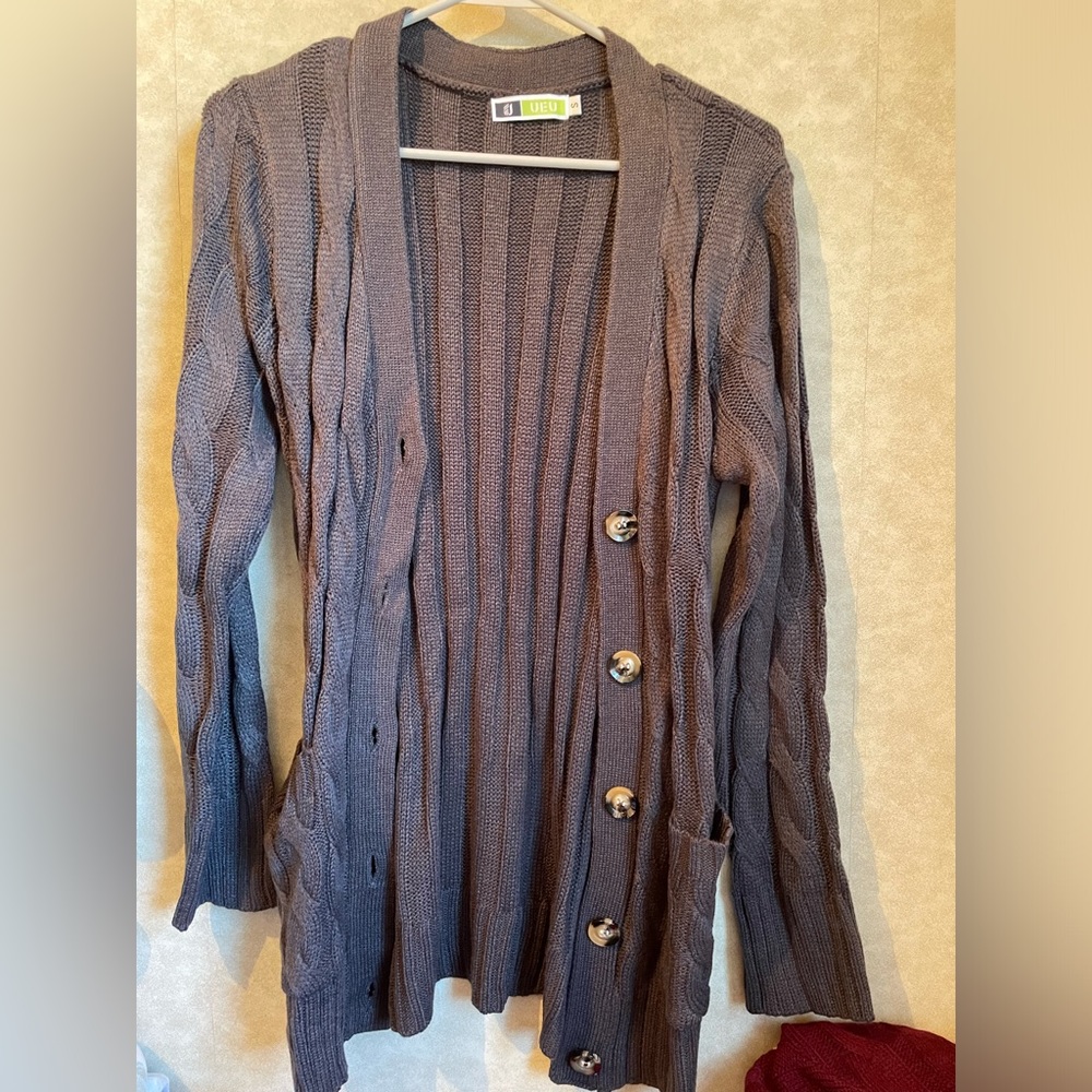 Charcoal cardigan